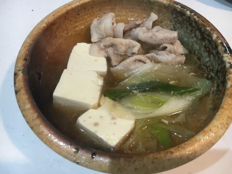 寒い冬に！簡単！あったか肉豆腐